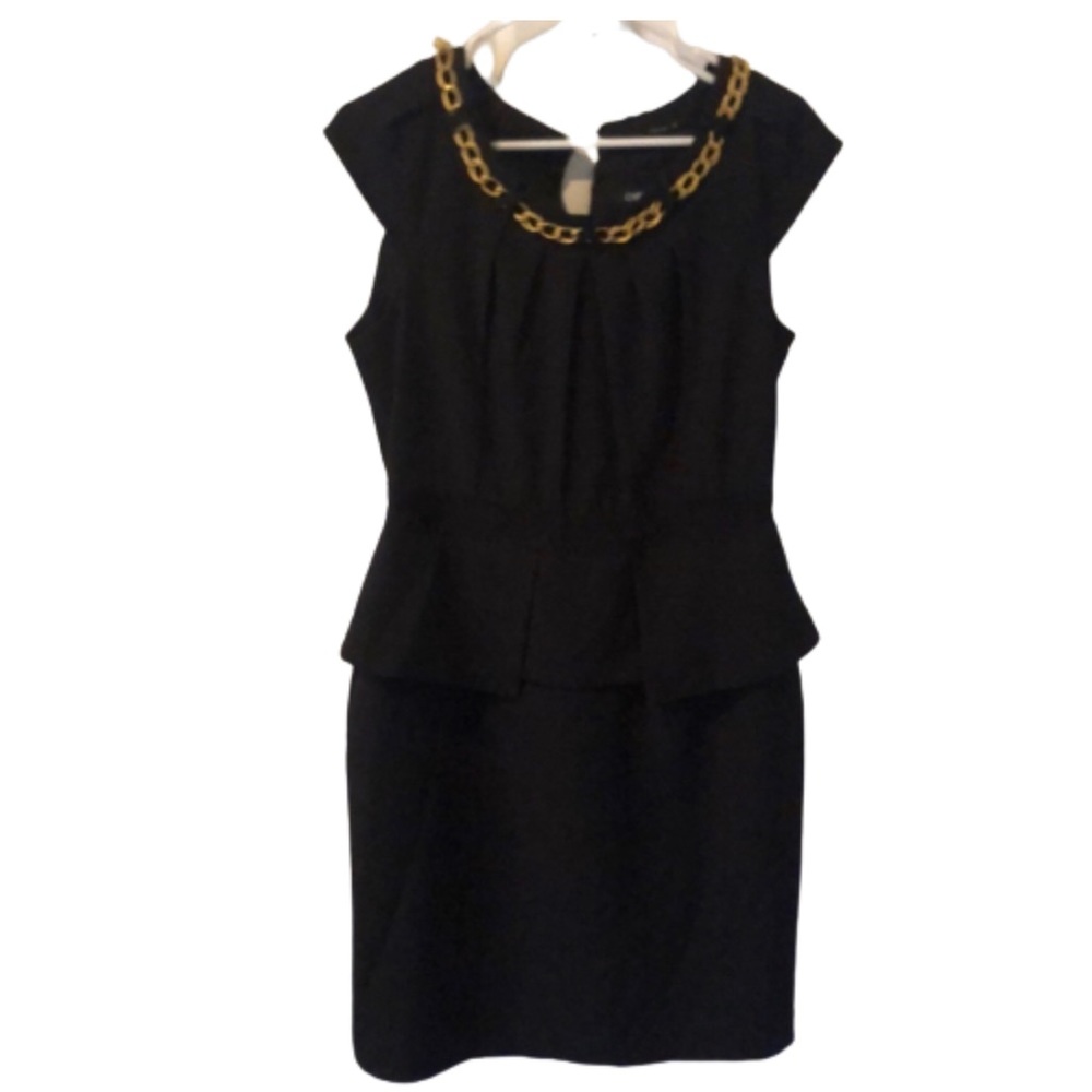 Black and Gold Dress